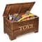 Badger Basket Caramel Brown Solid Wood Rustic Toy Box